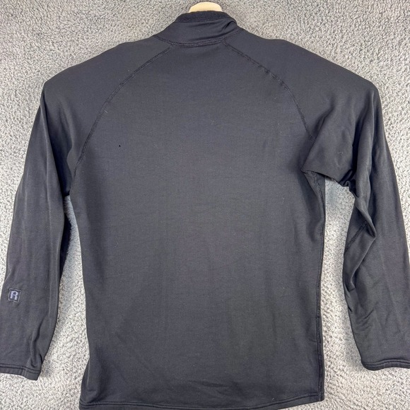 Vintage Patagonia Pullover Mens Medium Black Polartec Fleece Zip Up Made USA 90s - Picture 6 of 14